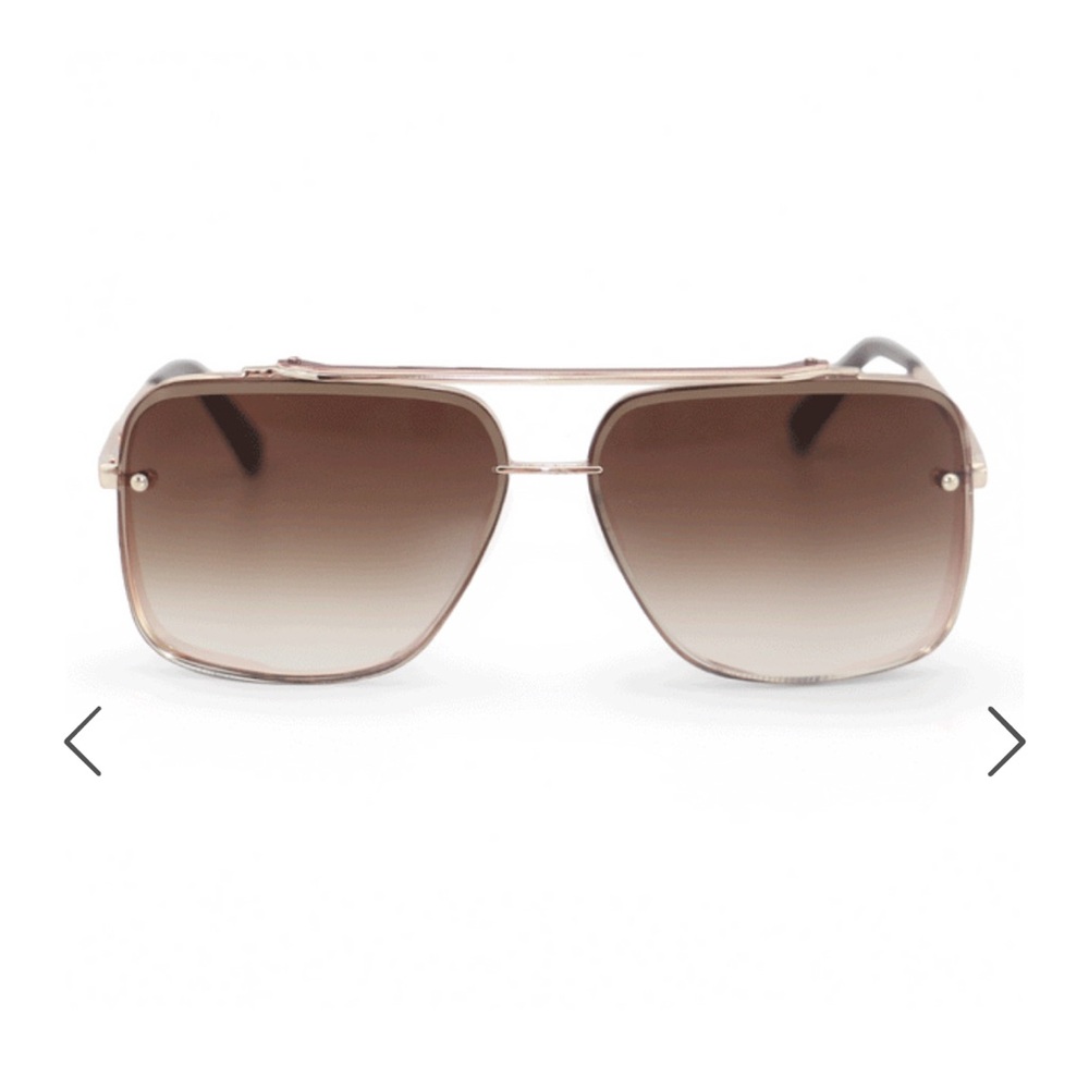 Top Foxx Tangle-Free Stylish Brown Gradient Sunglasses